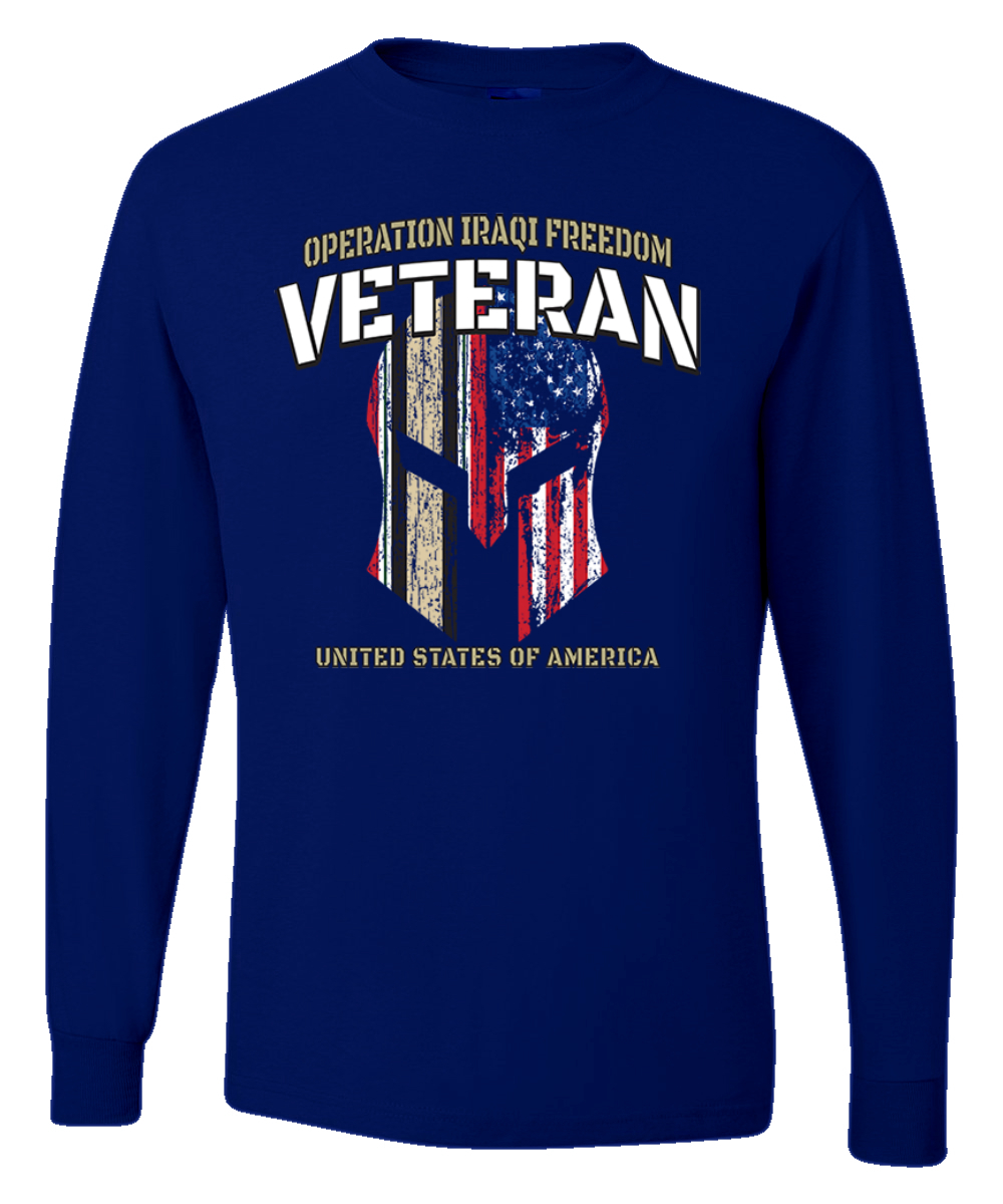 Camisa de manga larga para hombre Operation Iraqi Enduring Freedom color real - Imagen 6 de 6