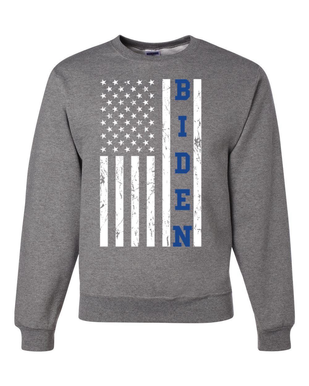 Biden Distressed USA Flag Political Unisex Crewneck Sweatshirt - Picture 5 of 11