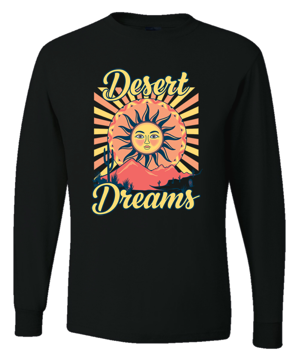 Camisa de manga larga Desert Dreams Sunset Nature para hombre - Imagen 3 de 10