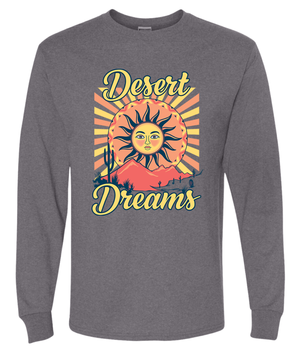 Camisa de manga larga Desert Dreams Sunset Nature para hombre - Imagen 5 de 10