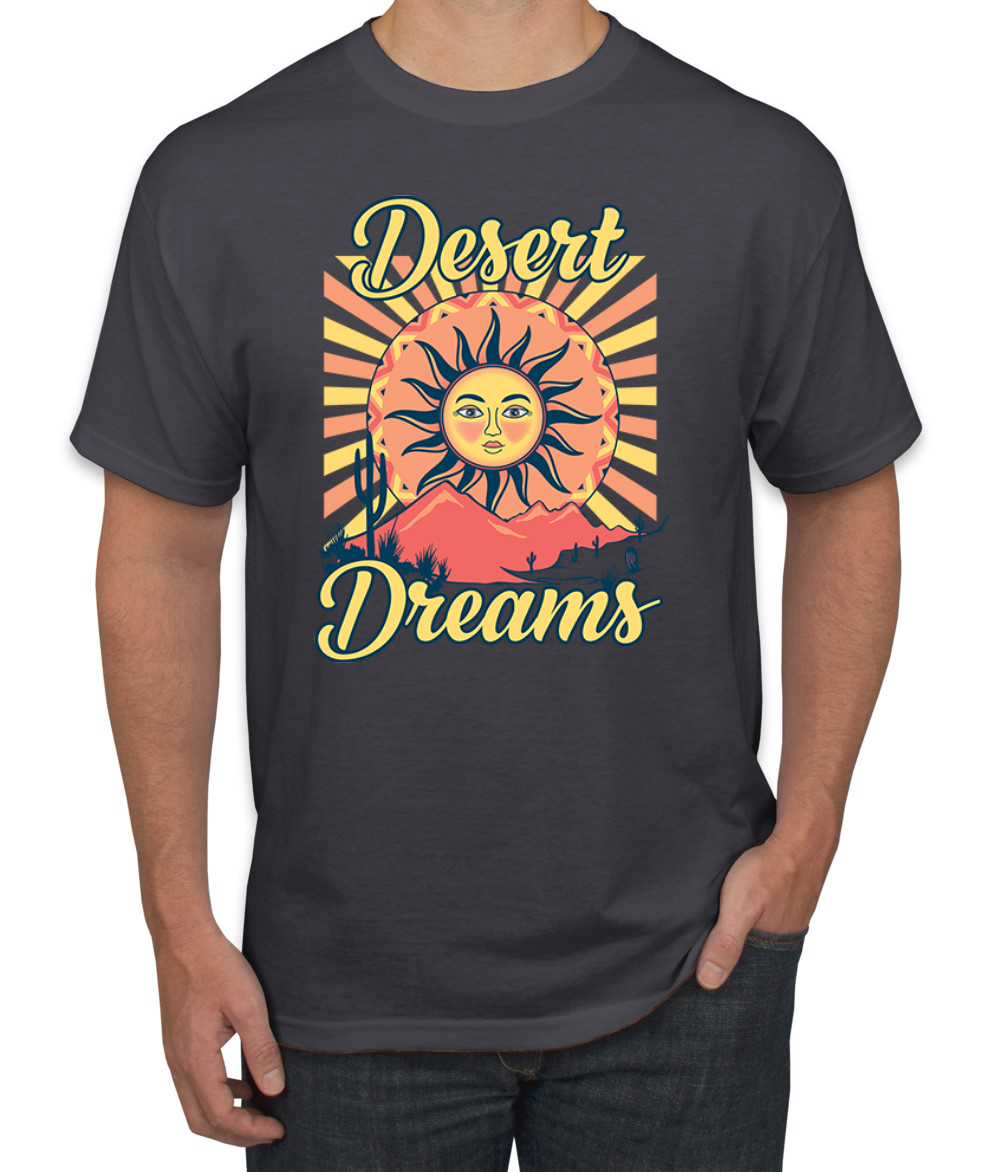 Camiseta para hombre Desert Dreams Sunset Nature - Imagen 4 de 13