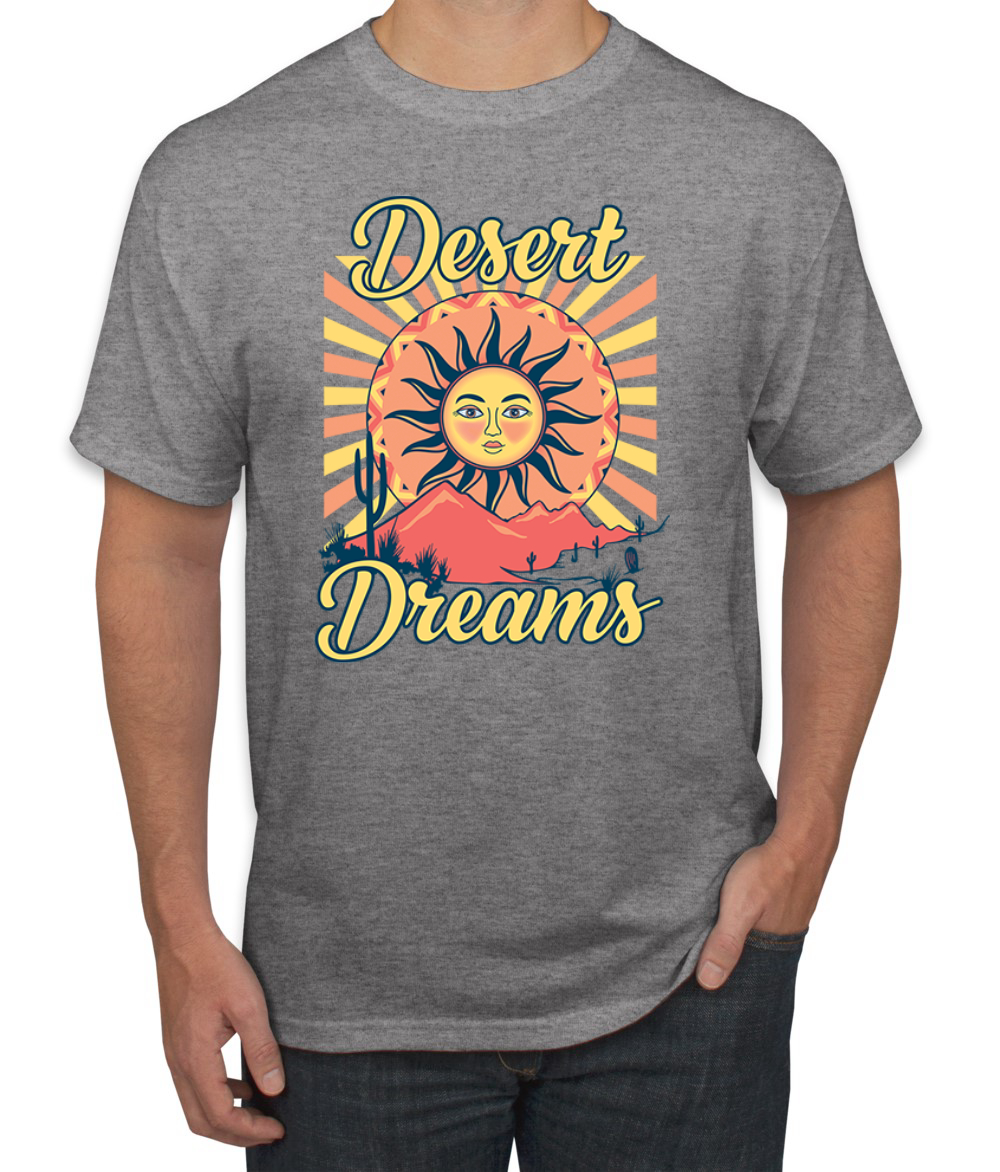 Camiseta para hombre Desert Dreams Sunset Nature - Imagen 5 de 13