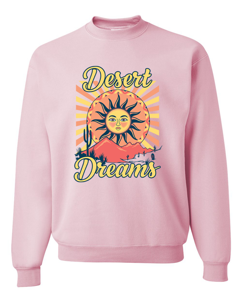 Desert Dreams Sunset Nature Unisex Rundhalsausschnitt Sweatshirt - Bild 6 von 11