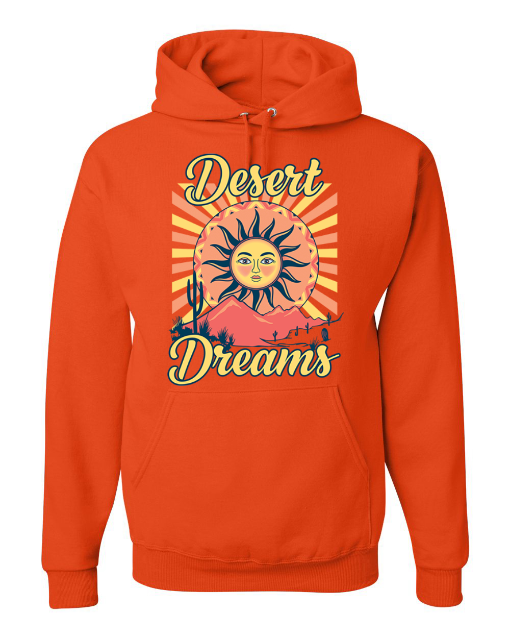 Desert Dreams Sunset Nature Unisex Hoodie Sweatshirt - Bild 8 von 12