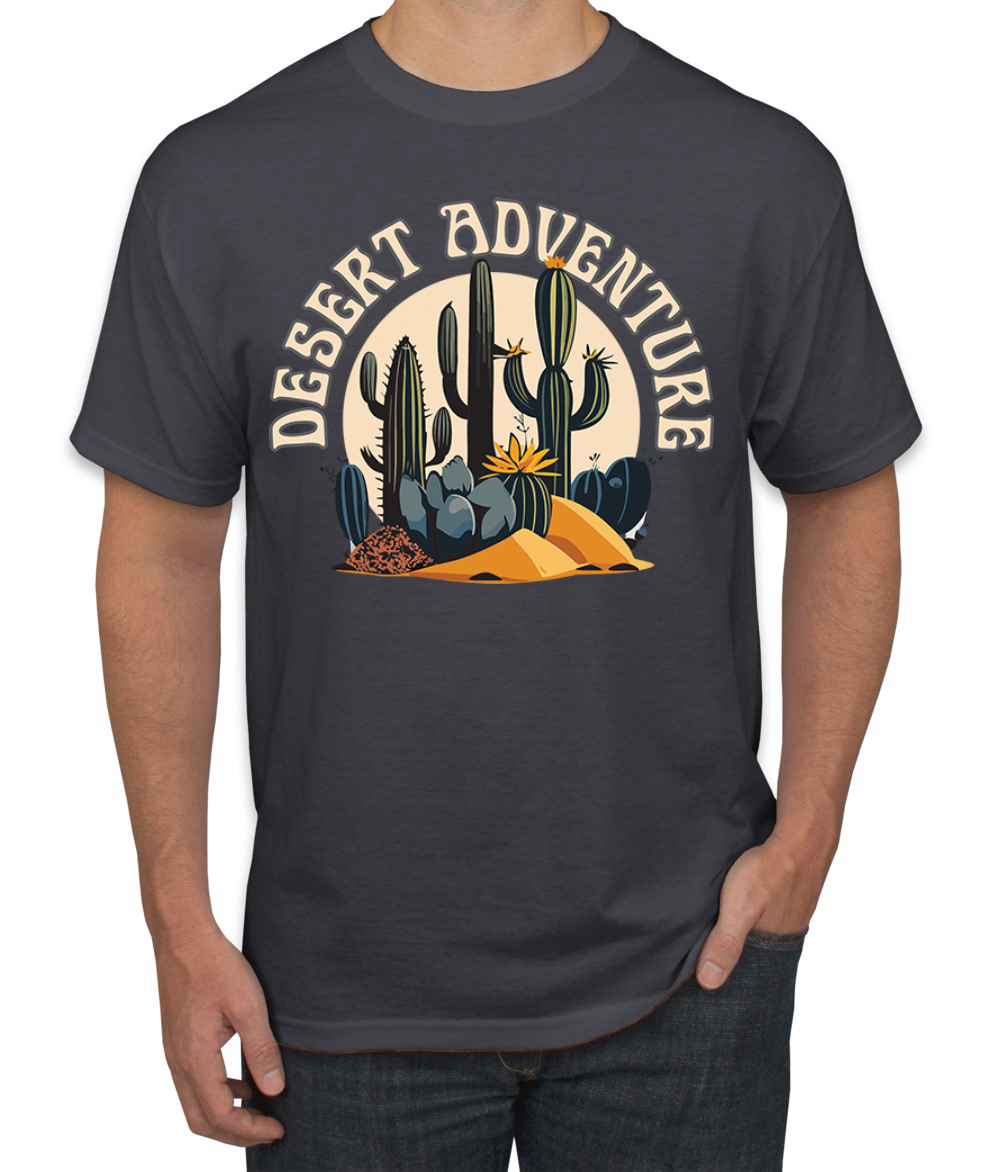 T-Shirt Desert Adventure Cactus Nature Männer - Bild 3 von 12