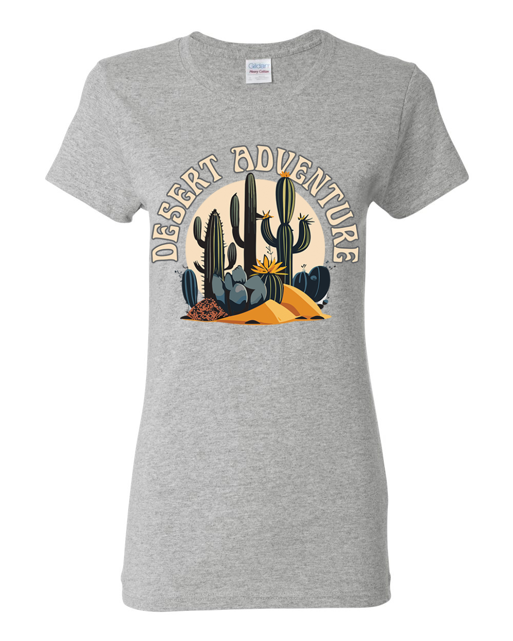 Camiseta gráfica para mujer Desert Adventure Cactus Nature - Imagen 4 de 10