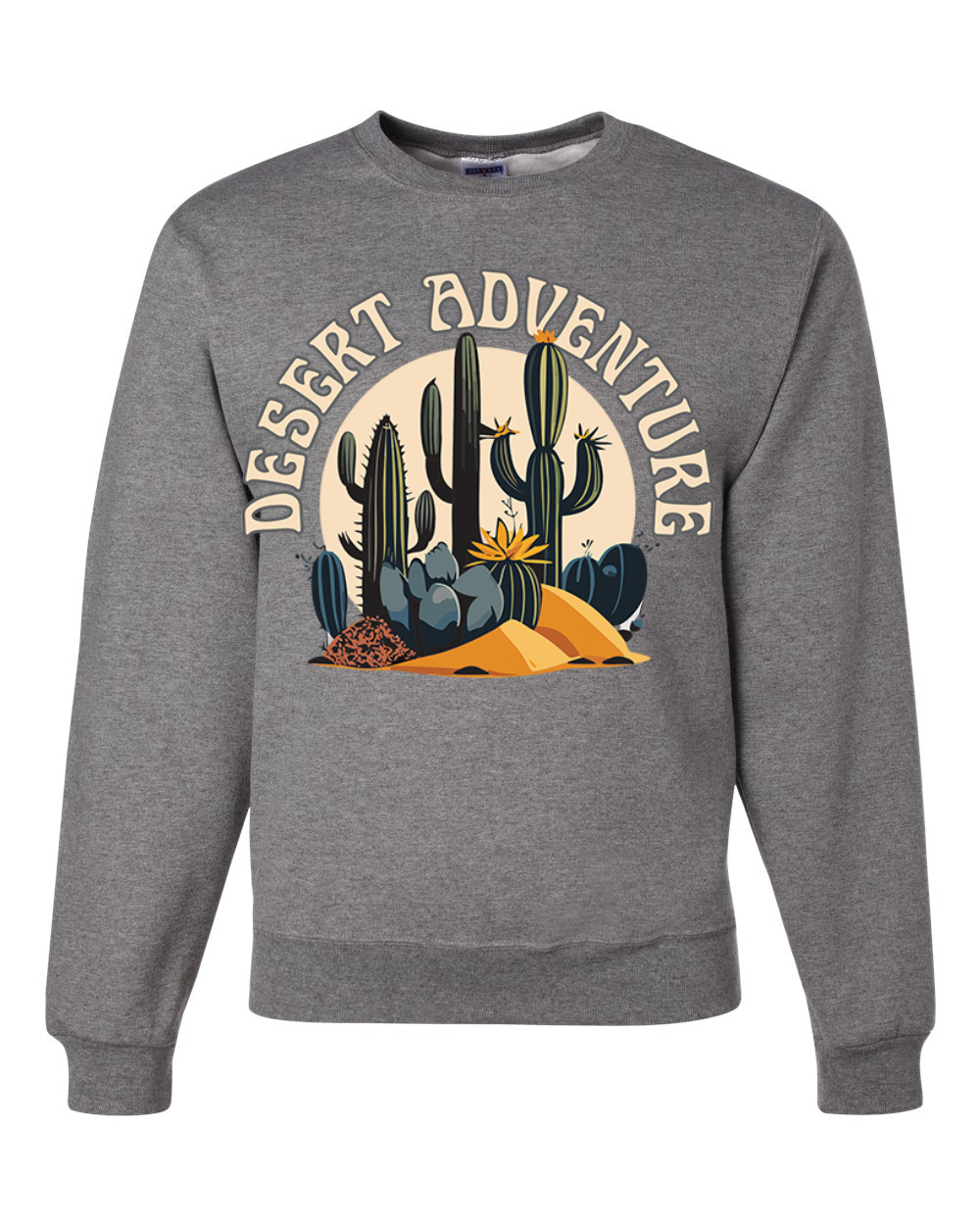 Sudadera de cuello redondo unisex Desert Adventure Cactus Nature - Imagen 4 de 10