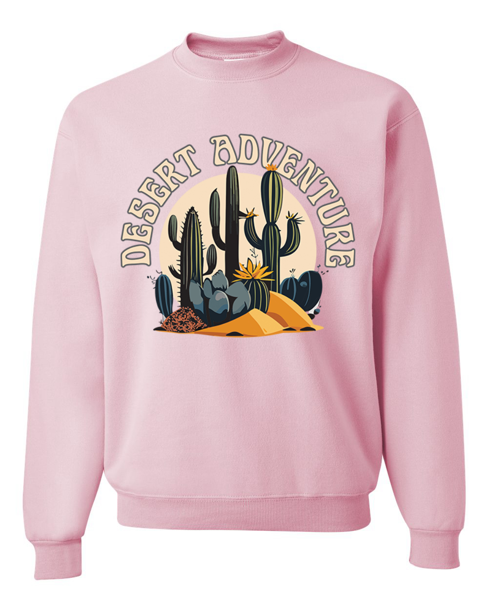 Sudadera de cuello redondo unisex Desert Adventure Cactus Nature - Imagen 5 de 10