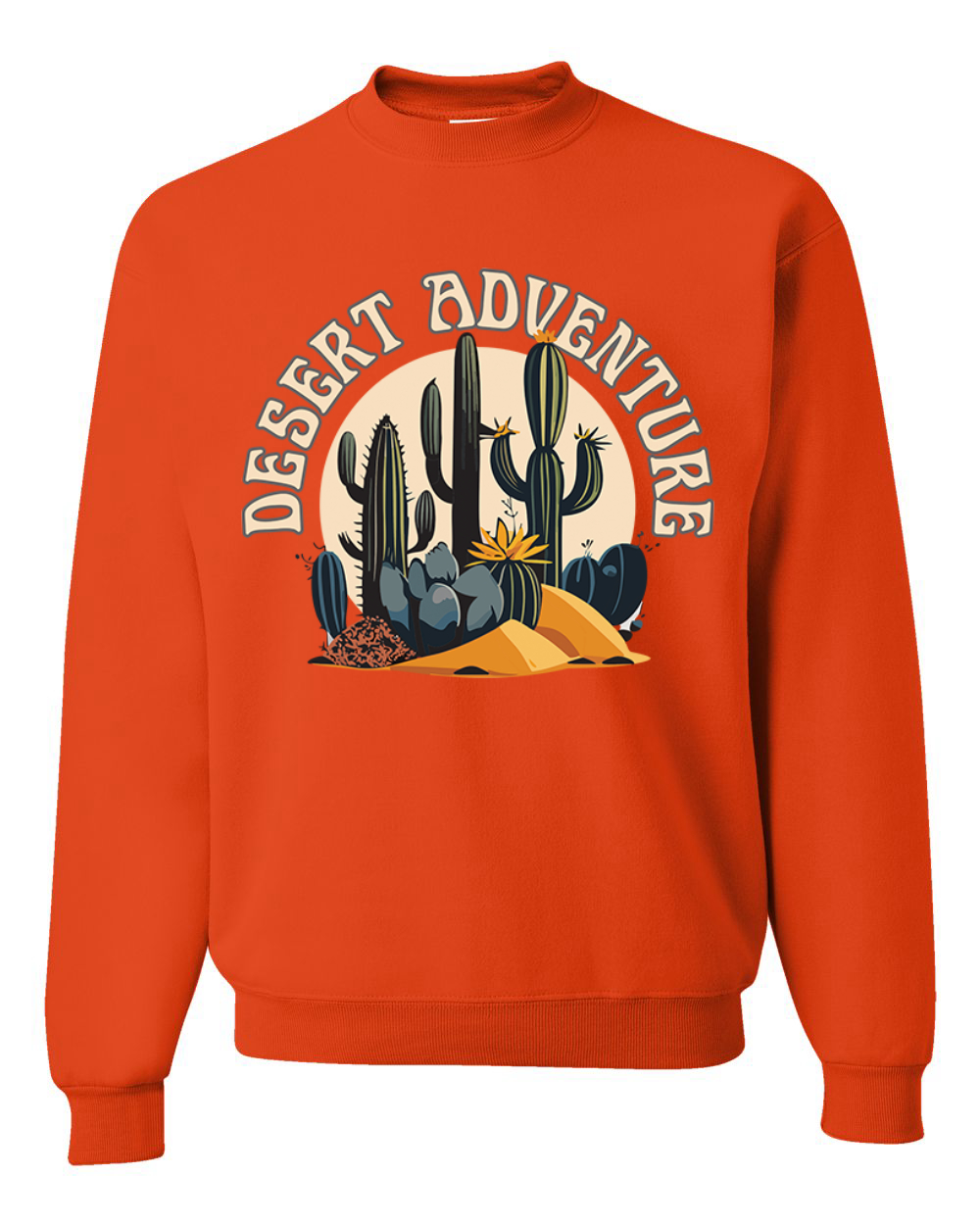 Sudadera de cuello redondo unisex Desert Adventure Cactus Nature - Imagen 7 de 10