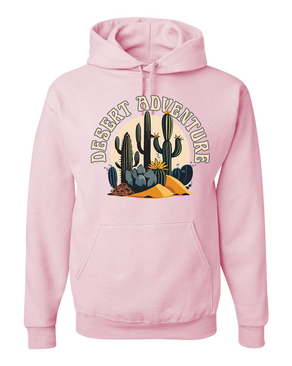 Desert Adventure Cactus Nature Unisex Hoodie Sweatshirt - Bild 5 von 11