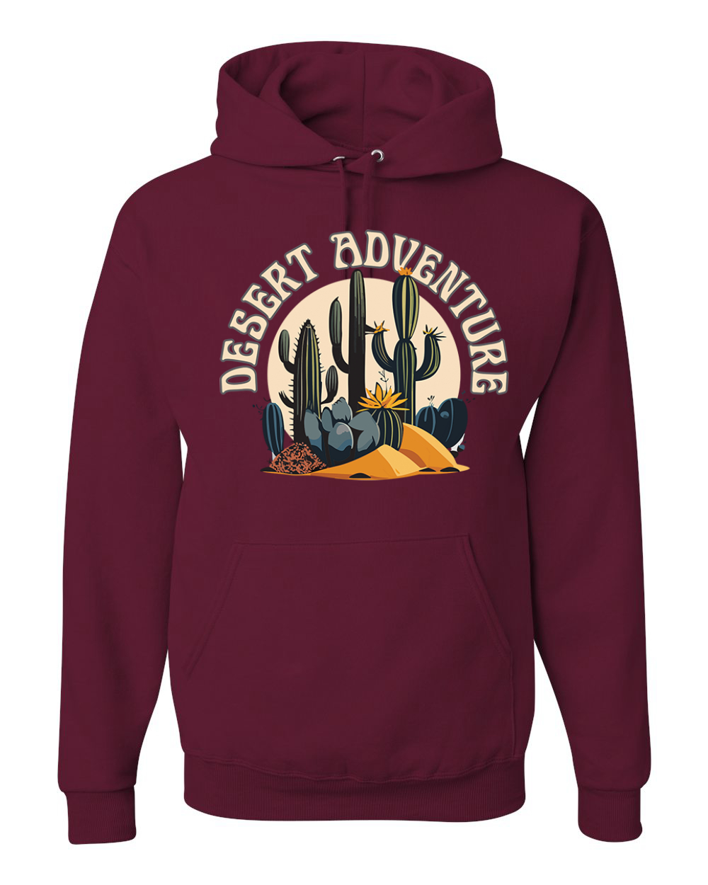 Desert Adventure Cactus Nature Unisex Hoodie Sweatshirt - Bild 6 von 11