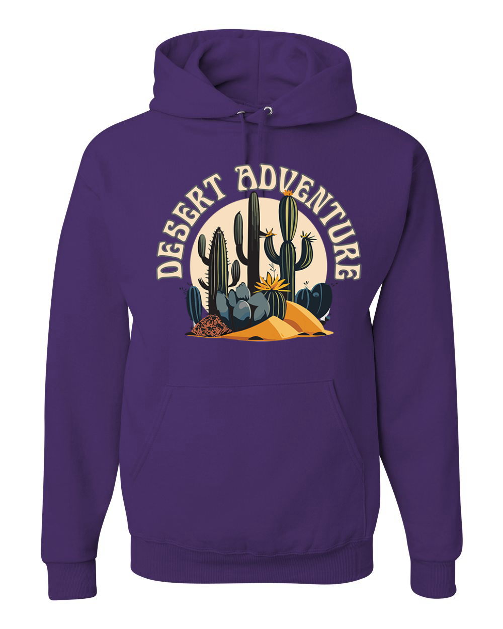 Desert Adventure Cactus Nature Unisex Hoodie Sweatshirt - Bild 8 von 11