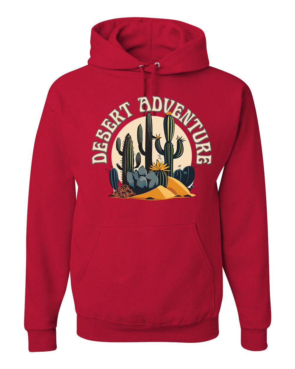 Desert Adventure Cactus Nature Unisex Hoodie Sweatshirt - Bild 9 von 11