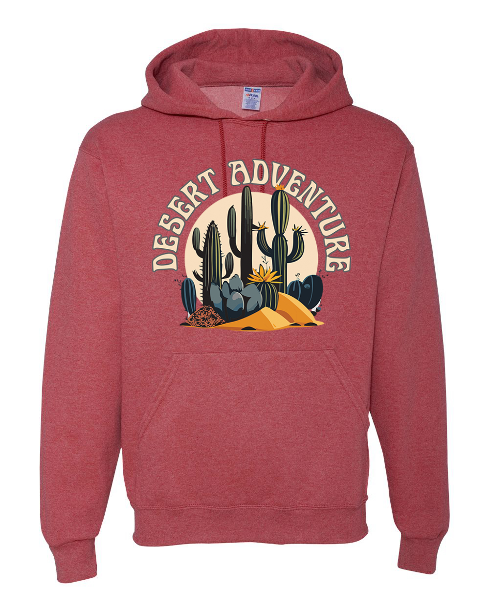 Desert Adventure Cactus Nature Unisex Hoodie Sweatshirt - Bild 10 von 11