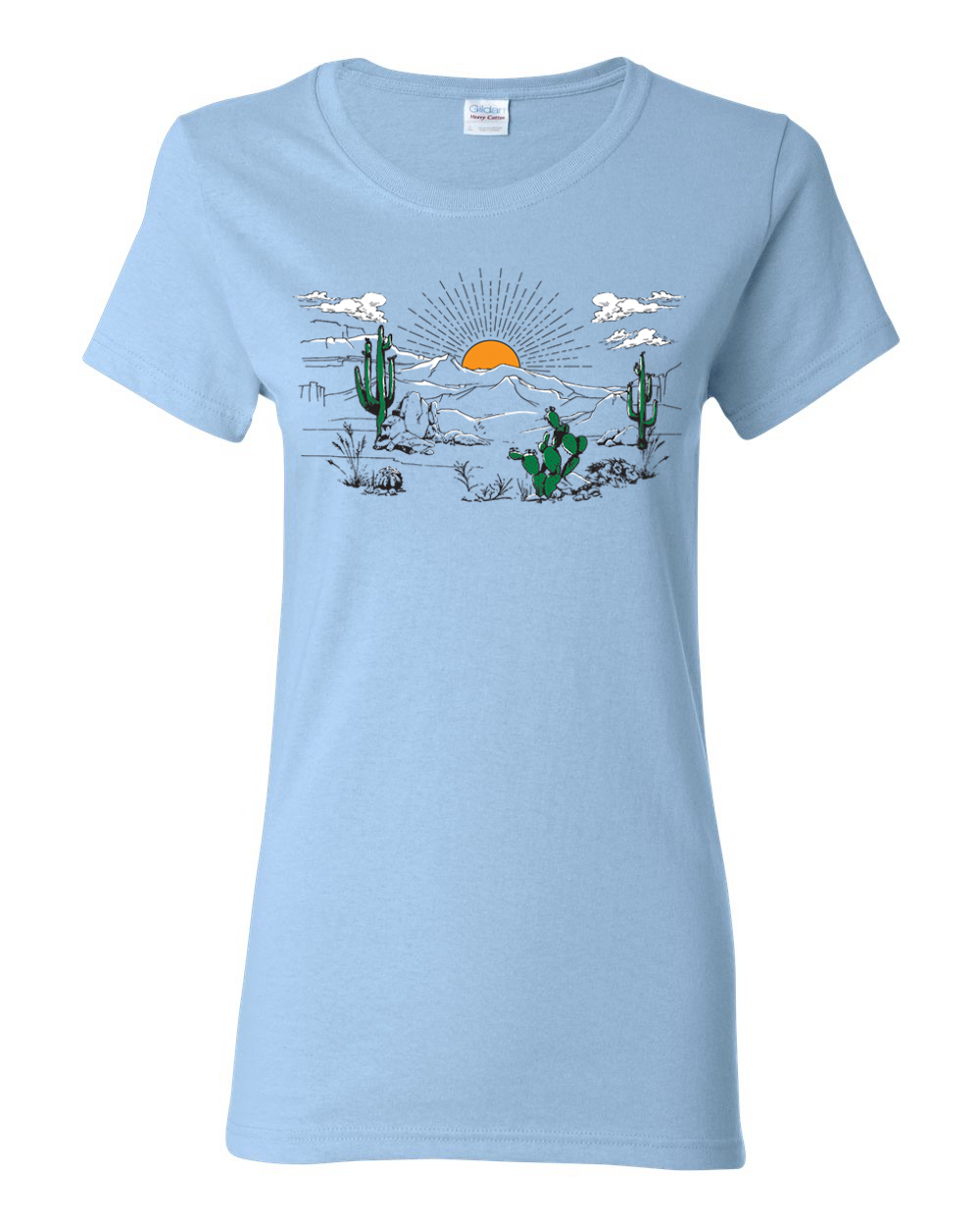 Camiseta gráfica para mujer Cactus Desert Sunset Nature - Imagen 10 de 10