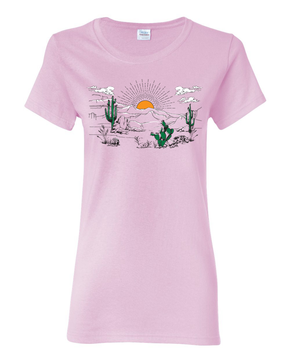Camiseta gráfica para mujer Cactus Desert Sunset Nature - Imagen 5 de 10