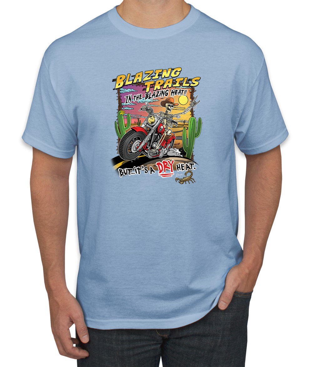 Camiseta vintage para hombre Blazing Trails in the Blazing Heat - Imagen 14 de 15