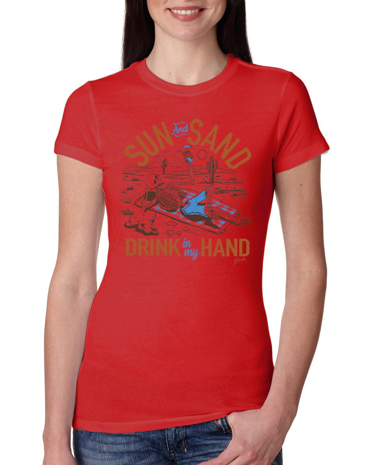 Camiseta Junior Sun And Sand Drink In My Hand Nature Calce Ajustado - Imagen 5 de 6