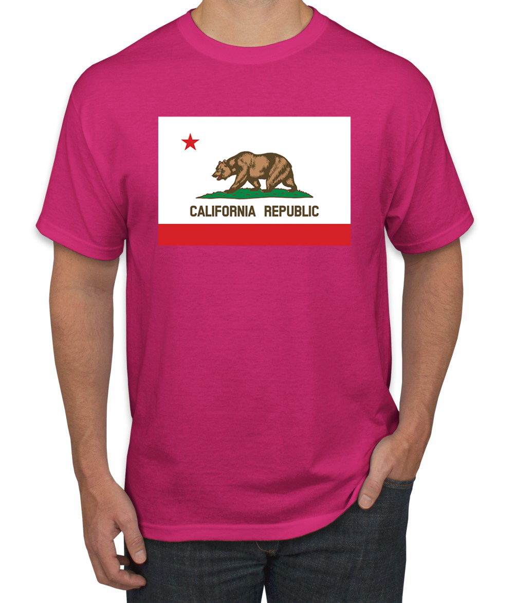Camiseta para hombre con bandera del estado de California - Imagen 6 de 28