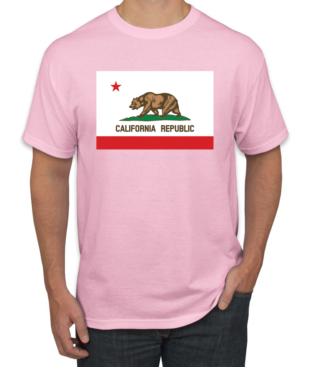 Camiseta para hombre con bandera del estado de California - Imagen 10 de 28