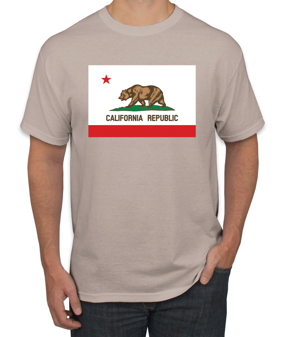 Camiseta para hombre con bandera del estado de California - Imagen 28 de 28