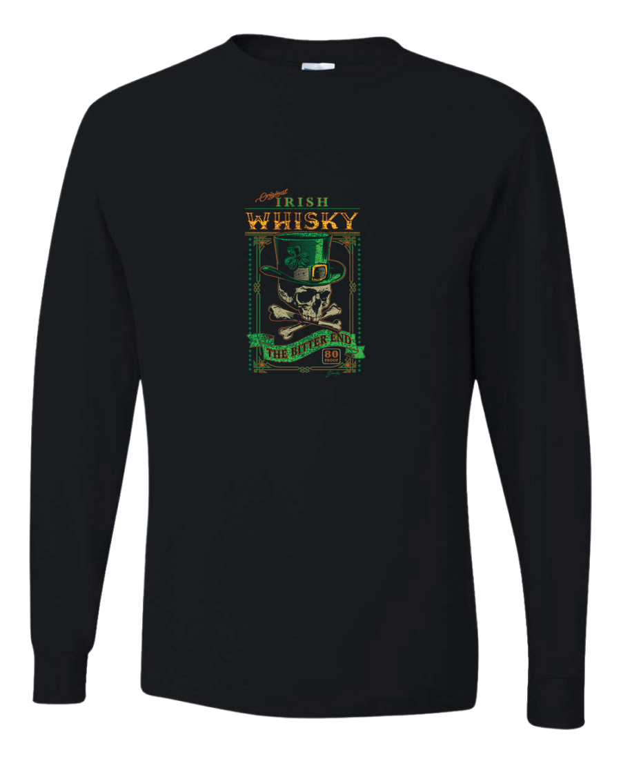 Festive Irish Saint Patricks Day Collection Men Long Sleeve Shirt Black - Picture 5 of 7