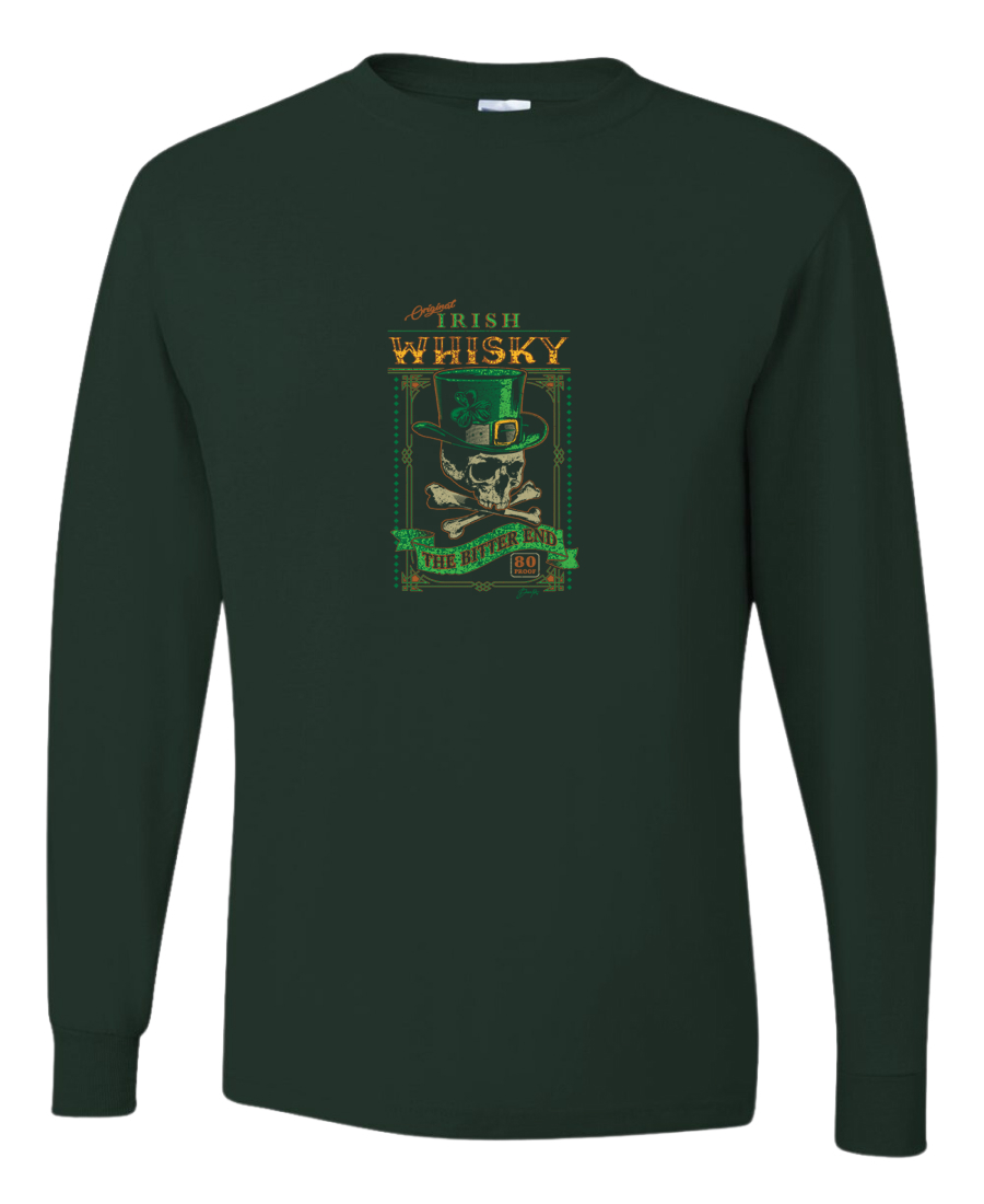 Camisa festiva colección de día de Irish Saint Patricks para hombre de manga larga verde bosque - Imagen 5 de 7