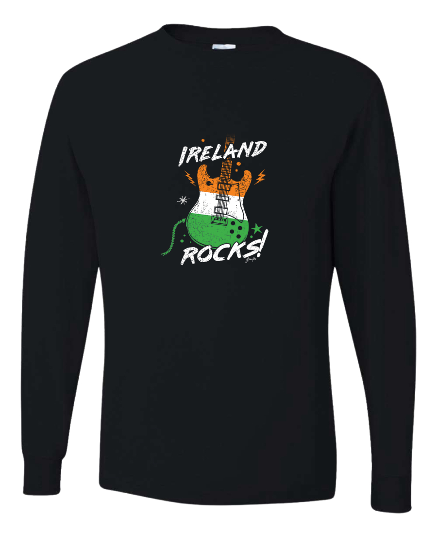 Festive Irish Saint Patricks Day Collection Men Long Sleeve Shirt Black - Picture 6 of 7