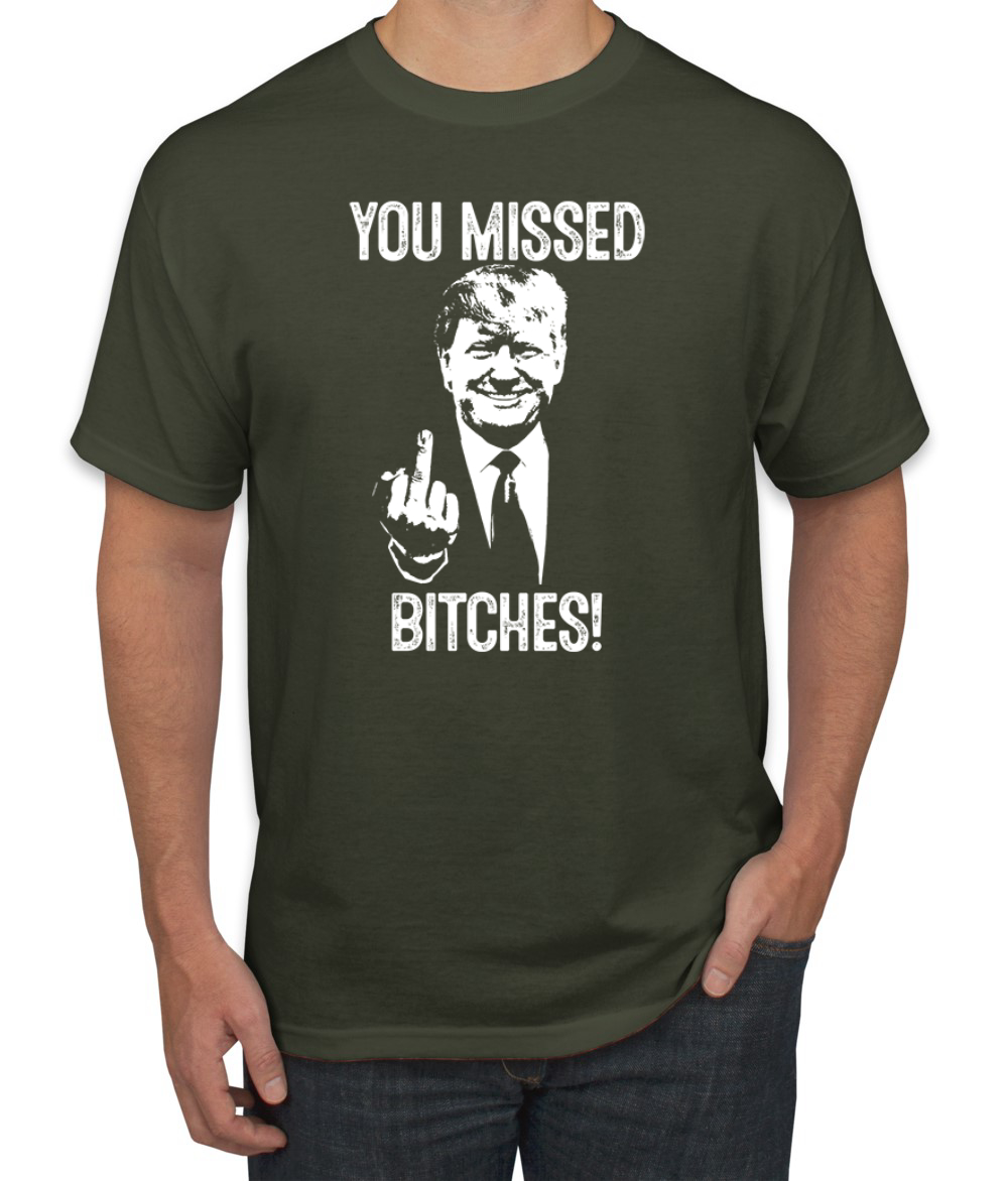 Camiseta unisex Trump You Missed Bitches Funny Shot Rally 2024 Election - Imagen 13 de 14