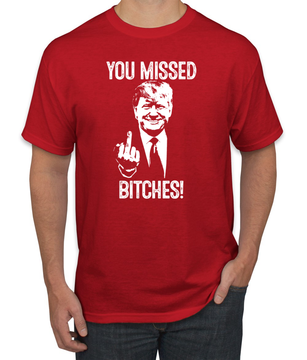 Camiseta unisex Trump You Missed Bitches Funny Shot Rally 2024 Election - Imagen 7 de 14