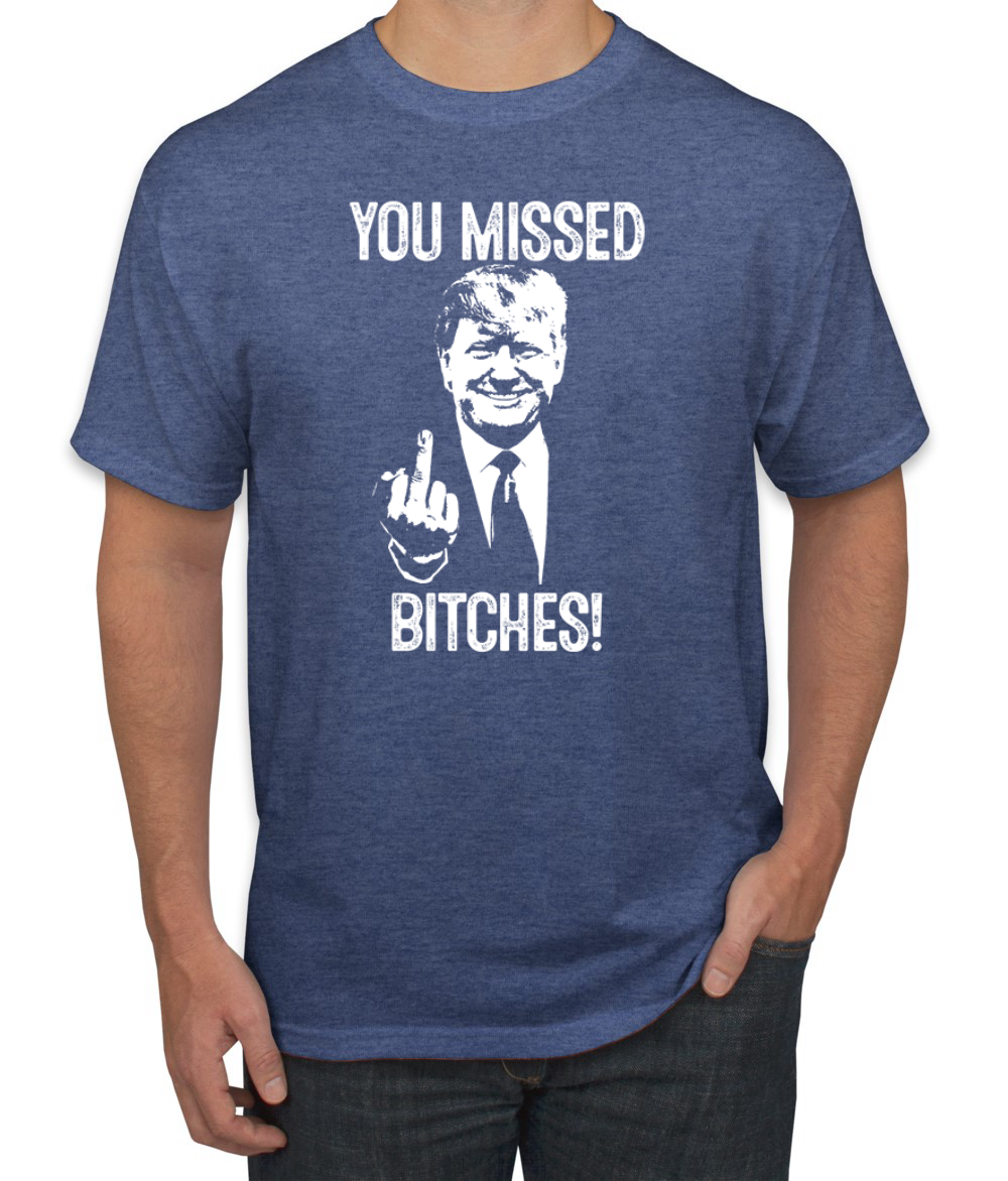 Camiseta unisex Trump You Missed Bitches Funny Shot Rally 2024 Election - Imagen 9 de 14