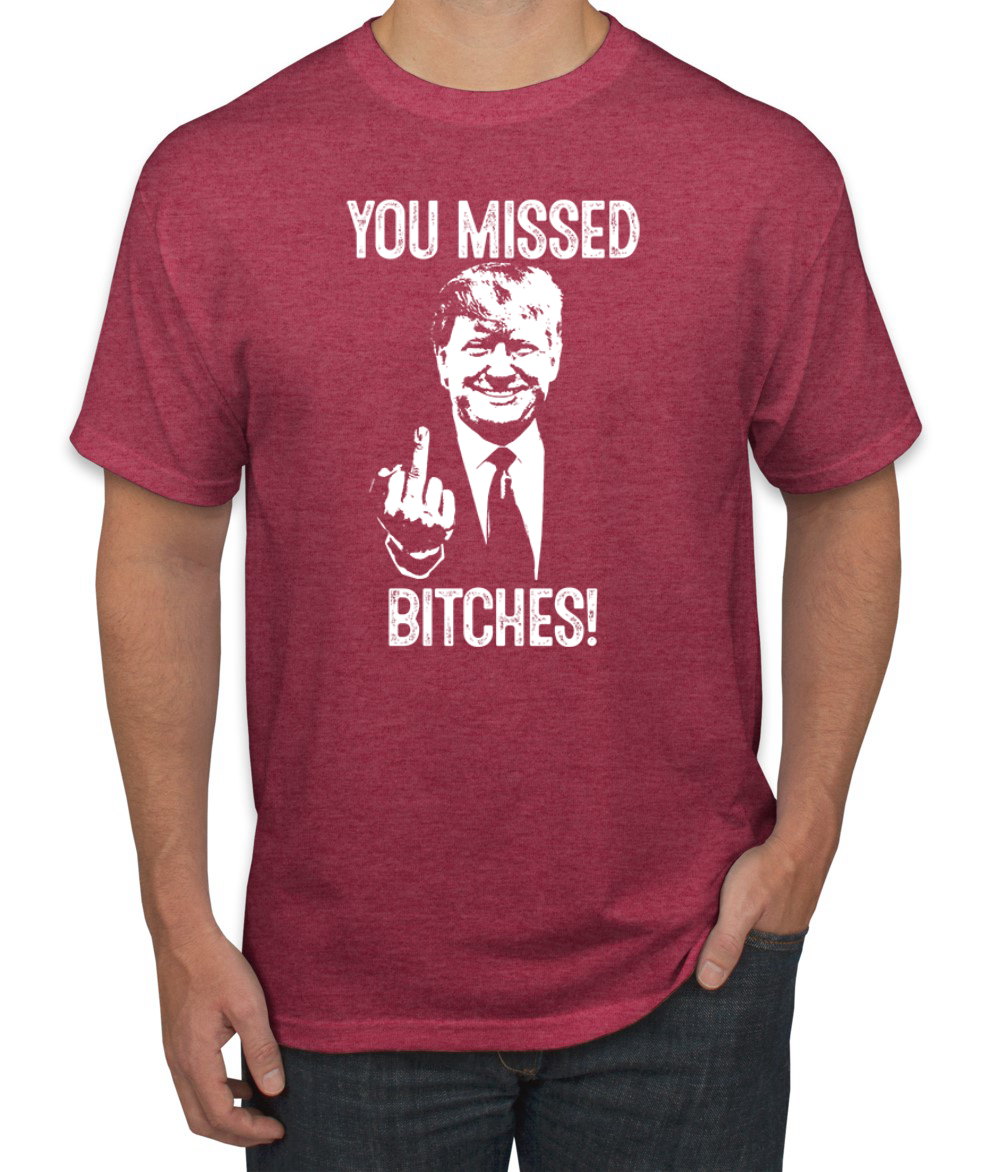 Camiseta unisex Trump You Missed Bitches Funny Shot Rally 2024 Election - Imagen 11 de 14