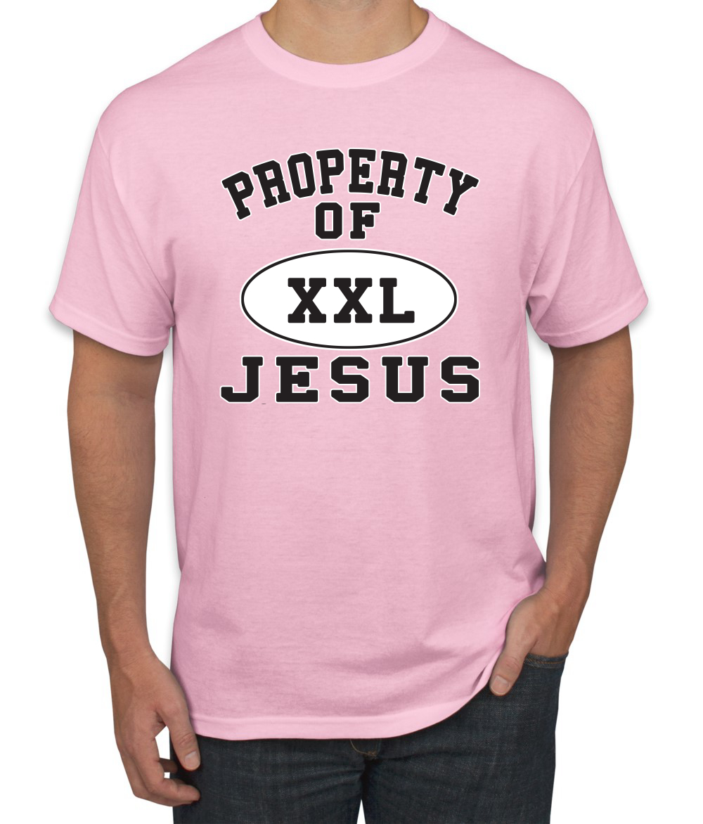 Property Of Jesus XXL Religious Christian Inspirational Men Graphic Tshirt - Picture 12 of 25
