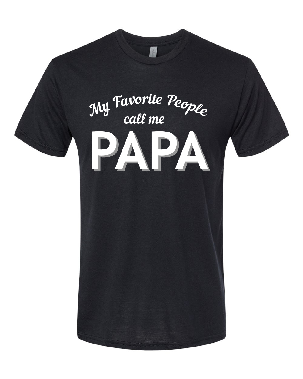 Camiseta My Favorite People Call Me PAPA Hombre Premium Tri Blend - Imagen 11 de 12