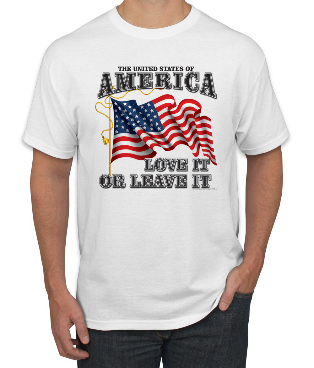 Camiseta gráfica America Love it or Leave it bandera patriótica del orgullo americano para hombres - Imagen 25 de 25