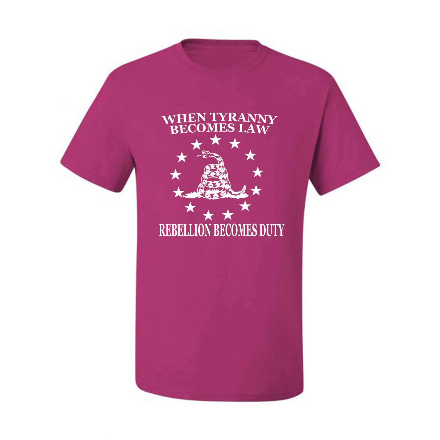 Camiseta unisex When Tyranny Becomes Law Rebellion Becomes Duty American Pride - Imagen 7 de 19