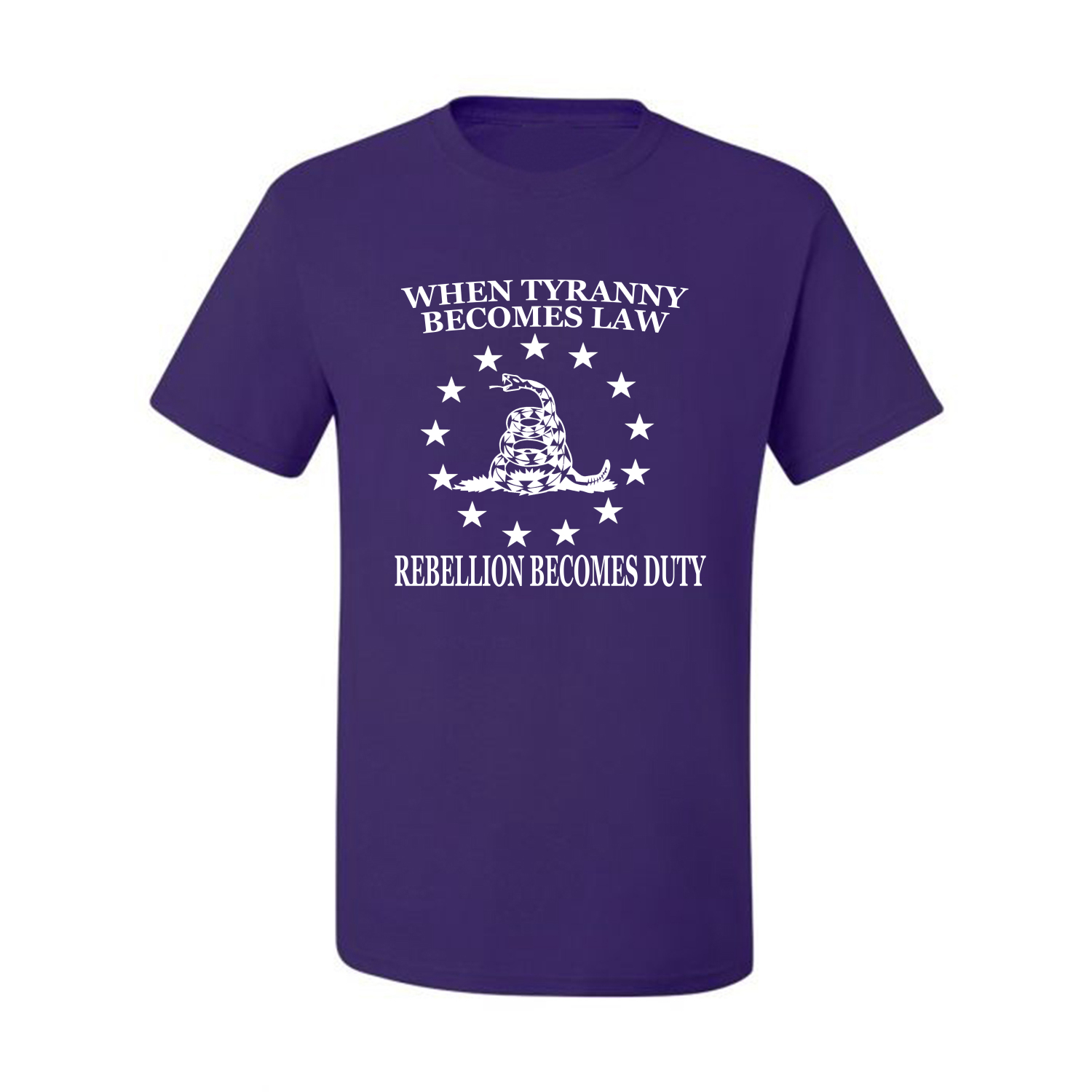 Camiseta unisex When Tyranny Becomes Law Rebellion Becomes Duty American Pride - Imagen 12 de 19