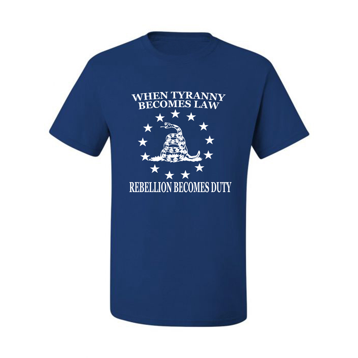 Camiseta unisex When Tyranny Becomes Law Rebellion Becomes Duty American Pride - Imagen 14 de 19