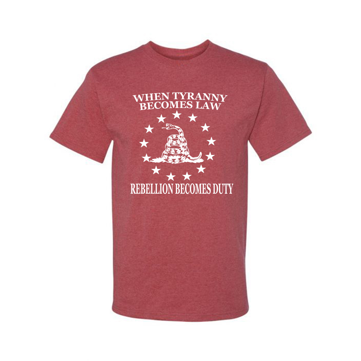 Camiseta unisex When Tyranny Becomes Law Rebellion Becomes Duty American Pride - Imagen 17 de 19