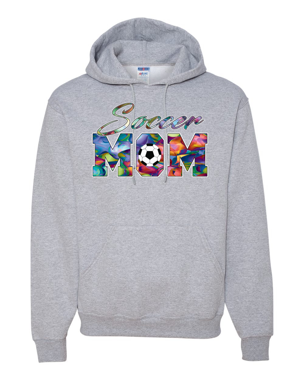 Colorful Soccer Mom Mothers Day Men Women Hooded Sweatshirt - Picture 7 of 12