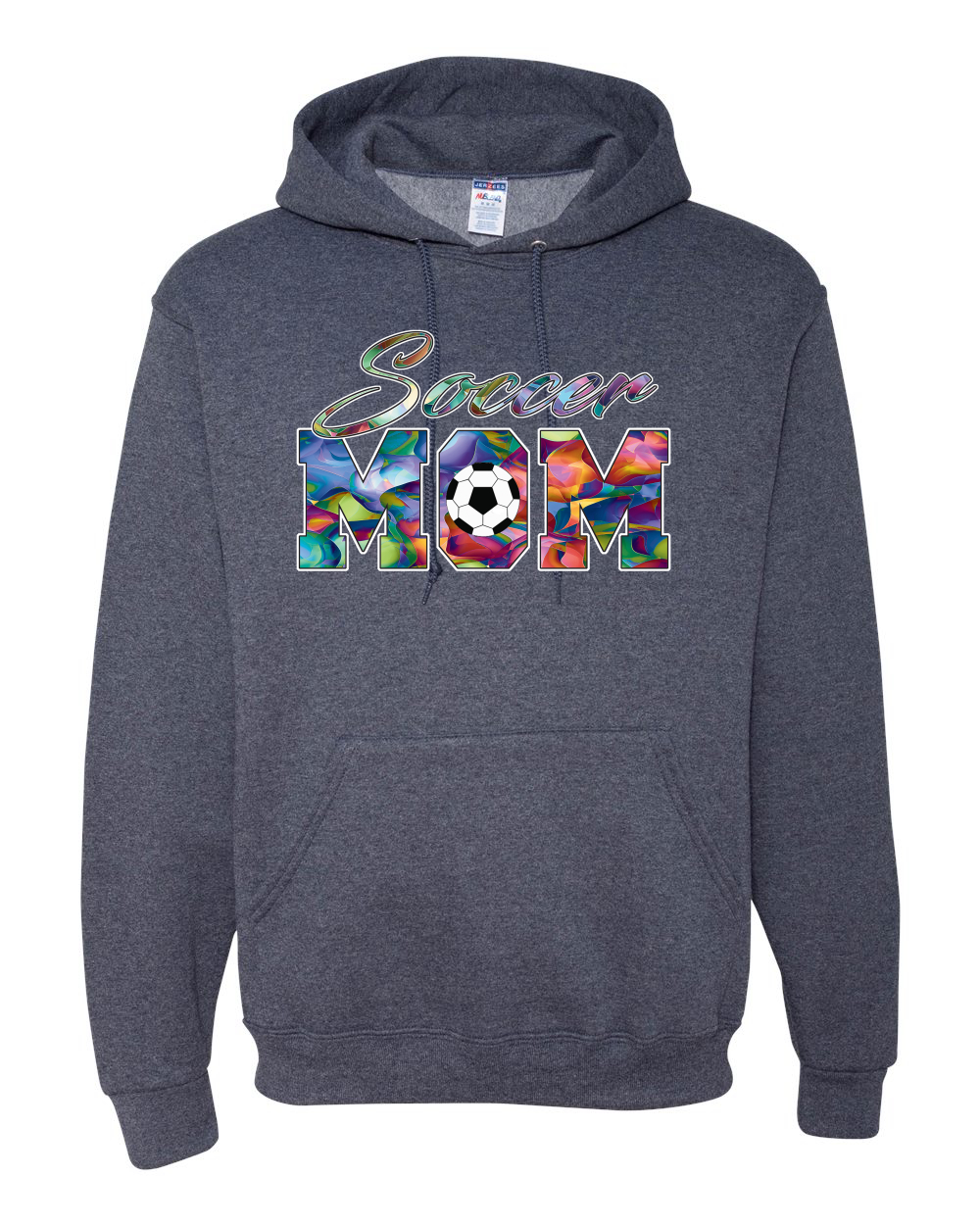 Colorful Soccer Mom Mothers Day Men Women Hooded Sweatshirt - Picture 10 of 12