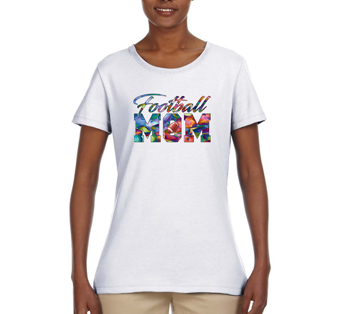 Buntes Fußball Mutter Mutter Muttertag Frauen Grafik Shirt - Bild 8 von 9
