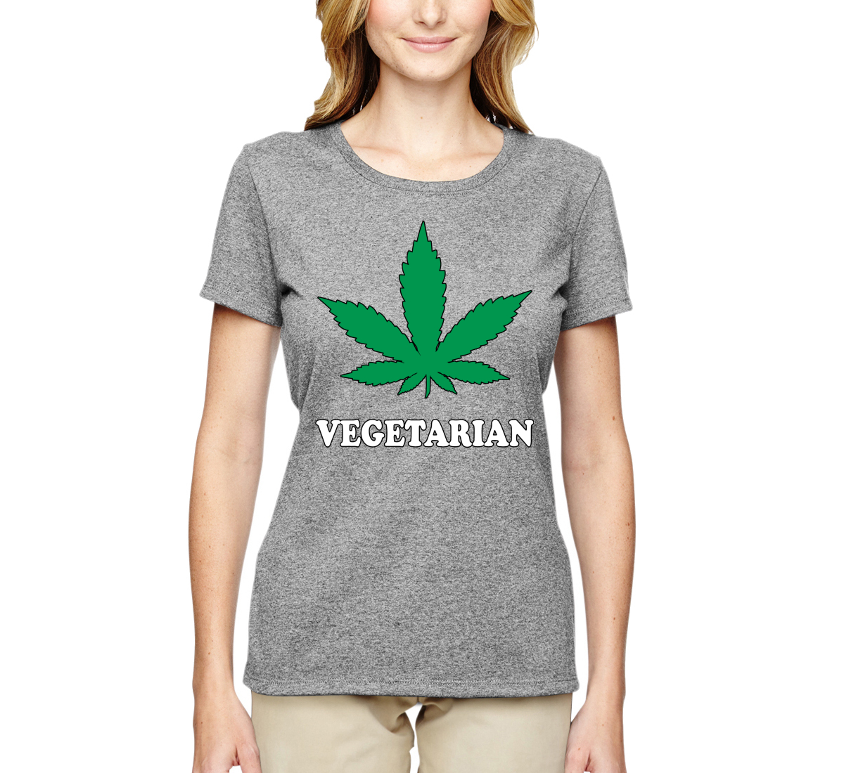 Camicia grafica donna fumatori erba vegetariana marijuana 420 - Foto 6 di 13
