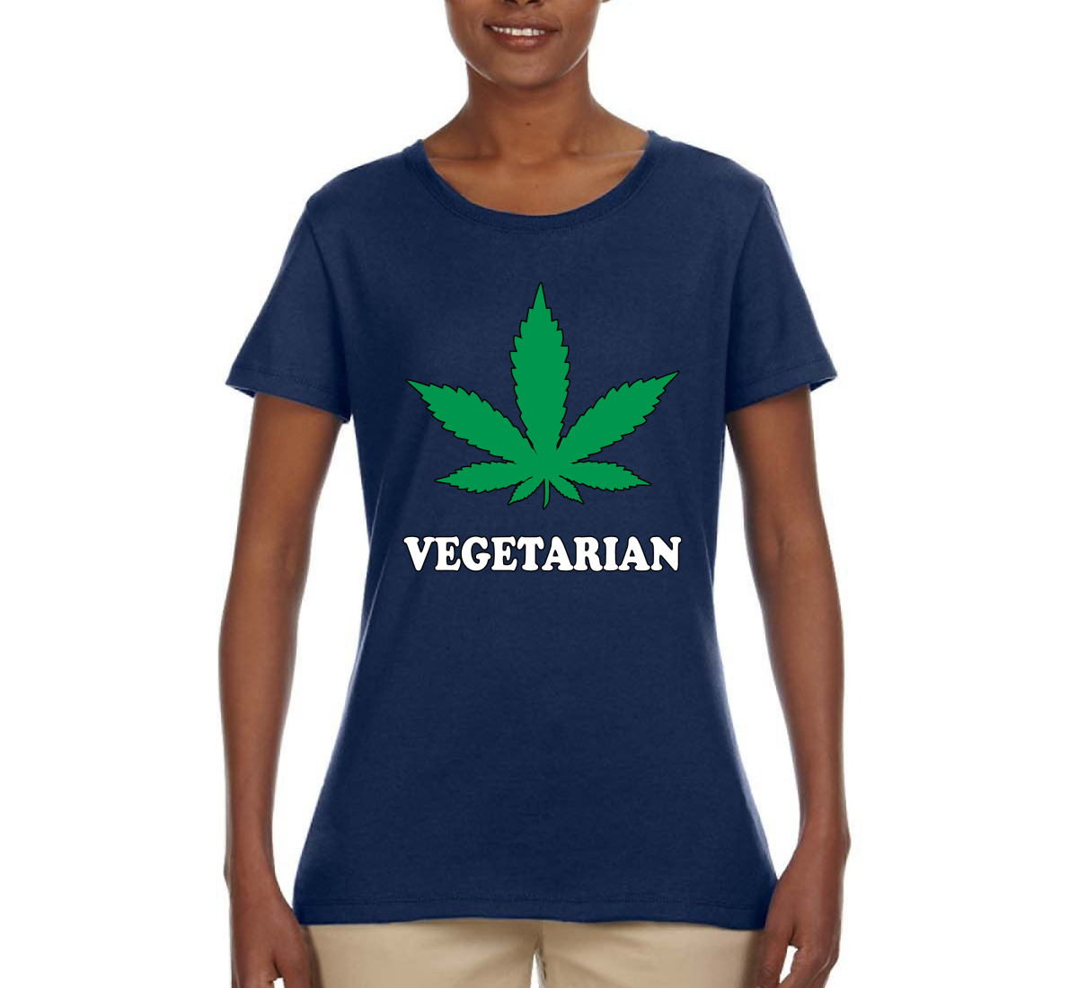 Camicia grafica donna fumatori erba vegetariana marijuana 420 - Foto 9 di 13