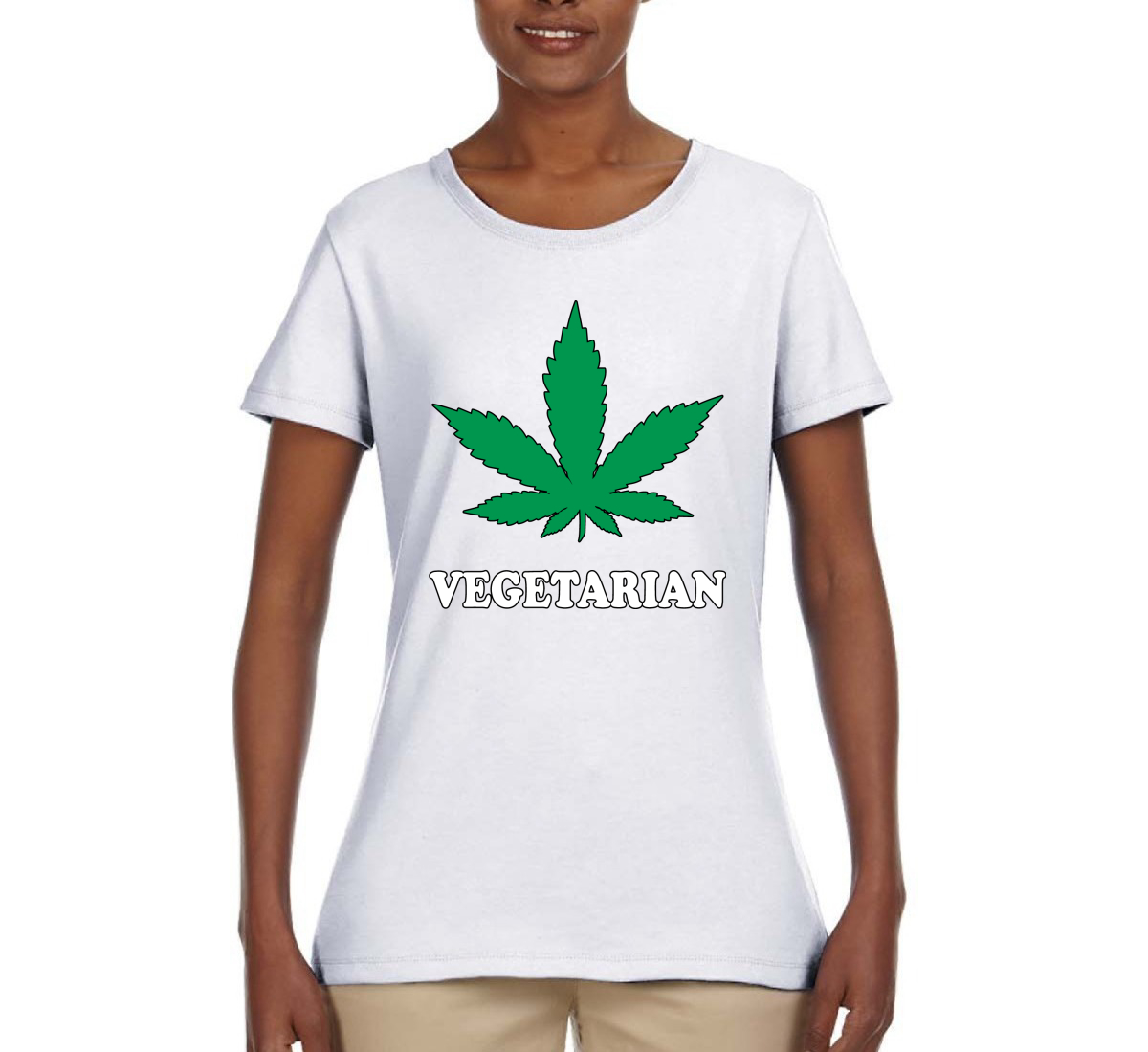 Camicia grafica donna fumatori erba vegetariana marijuana 420 - Foto 11 di 13