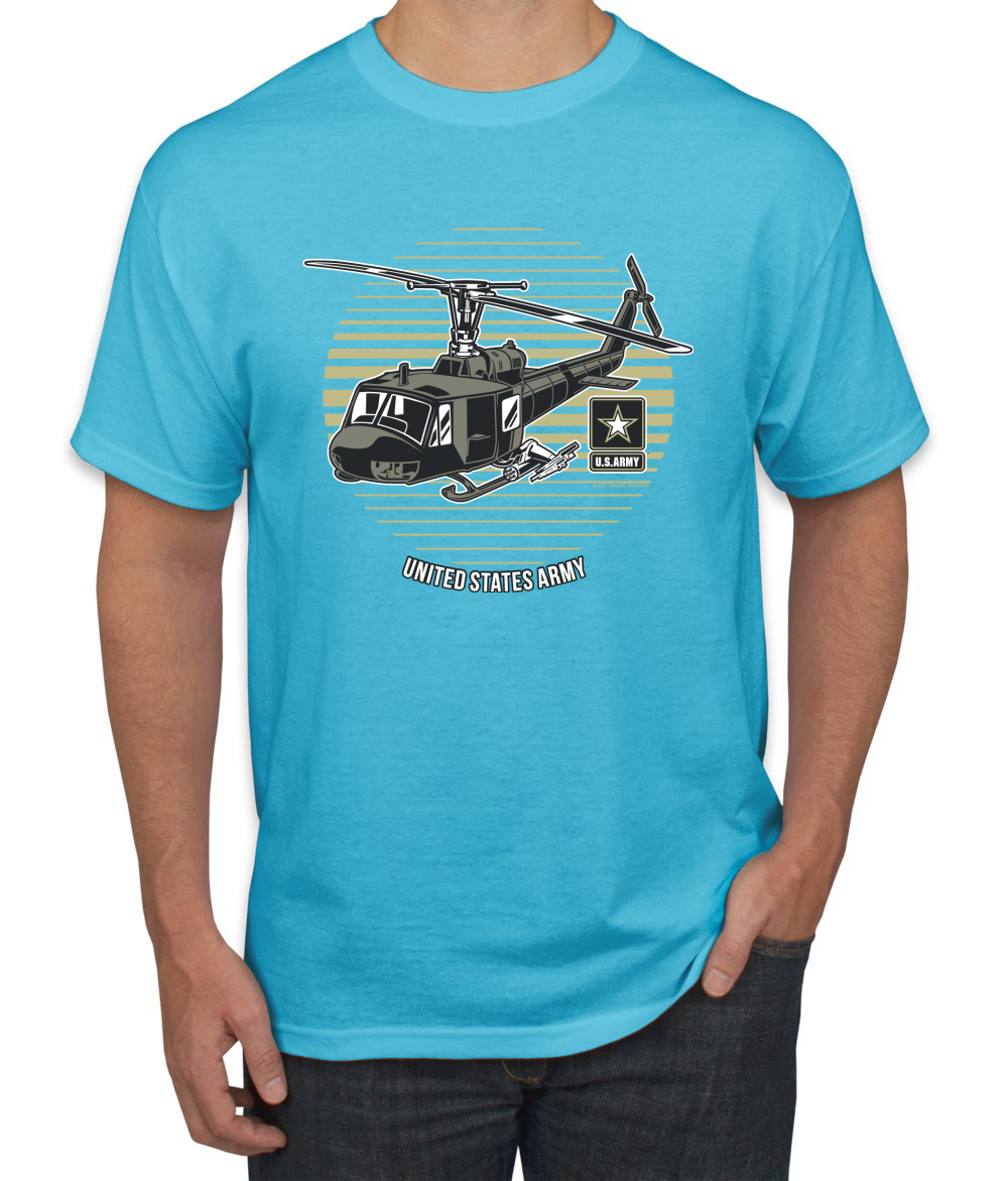Camiseta gráfica de helicóptero militar del ejército de Estados Unidos Orgullo Americano para hombre - Imagen 13 de 26