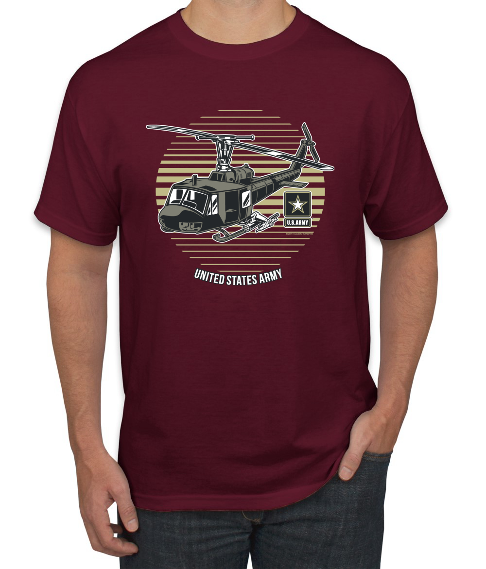 Camiseta gráfica de helicóptero militar del ejército de Estados Unidos Orgullo Americano para hombre - Imagen 14 de 26