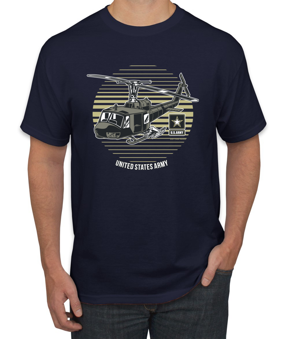 Camiseta gráfica de helicóptero militar del ejército de Estados Unidos Orgullo Americano para hombre - Imagen 16 de 26