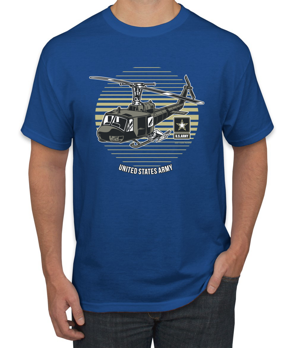 Camiseta gráfica de helicóptero militar del ejército de Estados Unidos Orgullo Americano para hombre - Imagen 21 de 26