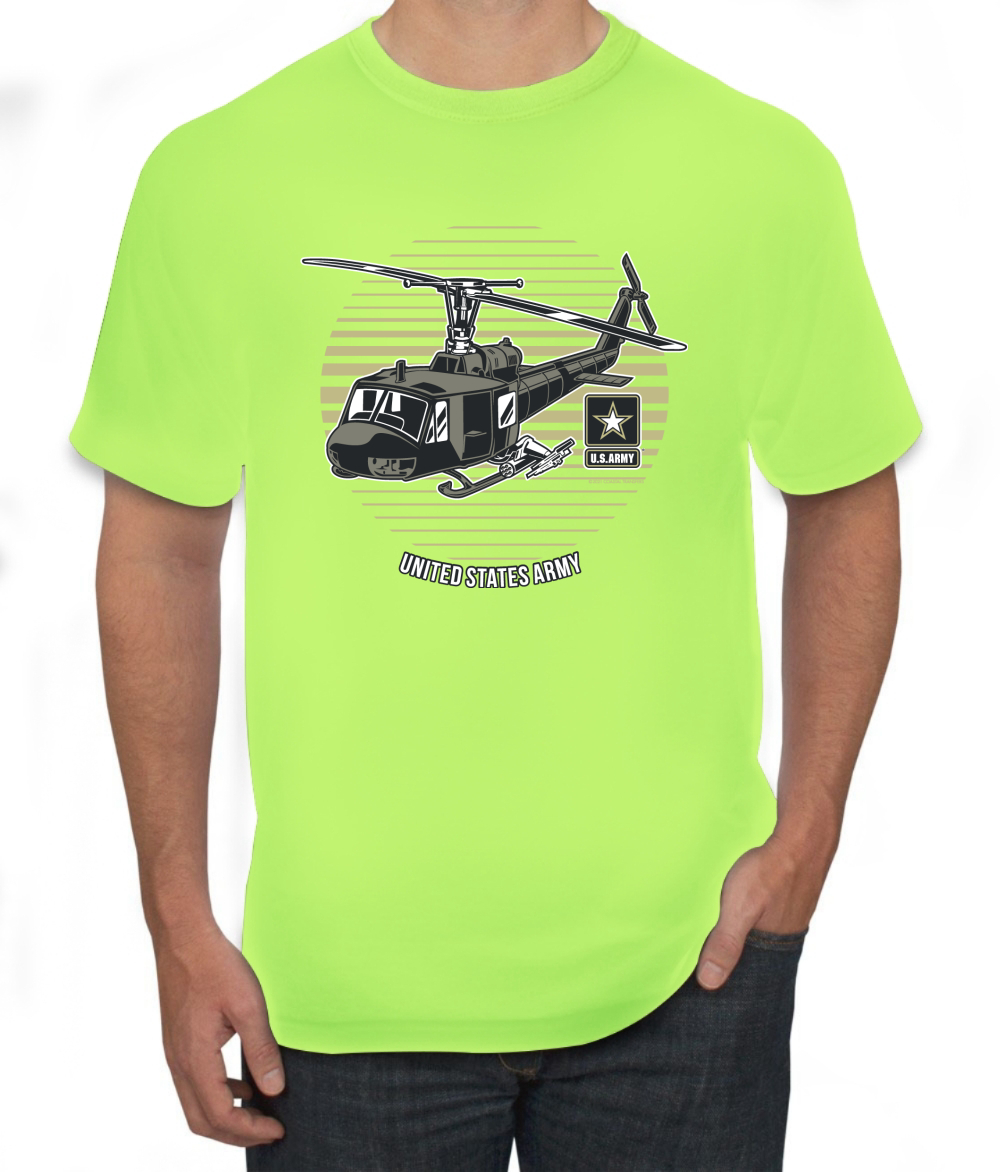 Camiseta gráfica de helicóptero militar del ejército de Estados Unidos Orgullo Americano para hombre - Imagen 22 de 26